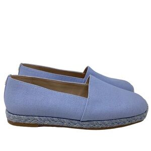 Stuart Weitzman Dree Espadrille Flats 8C Periwinkle